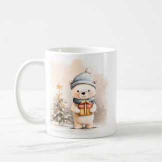 Cute Little Bear Mug Cozy Winter Gift