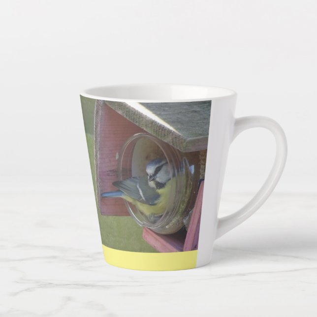 Cute Little Birds Design Latte Mug (Droite)
