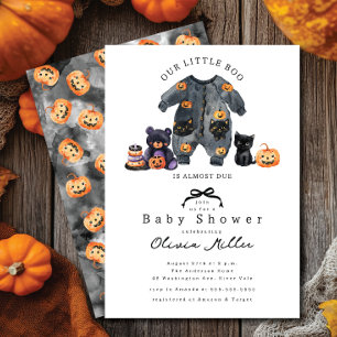 Cute Little Boo Invitation Baby shower