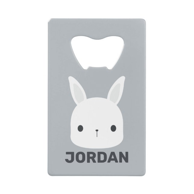 Cute Little Bunny Rabbit with Personalized (Devant)
