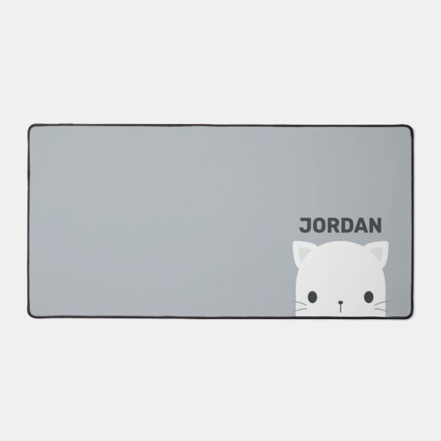 Cute Little Cat avec nom personnalisé (Recto)