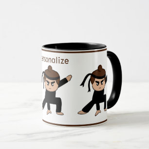 Cute Little Ninja Boy Tea Coffee Mug