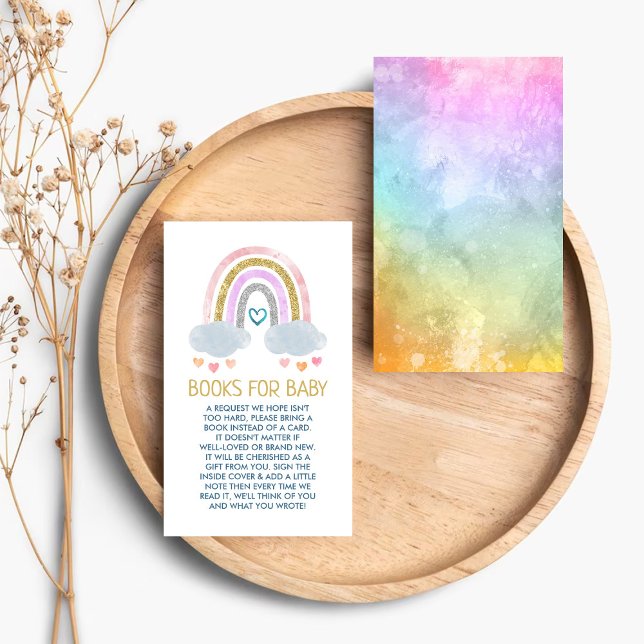 Cute Little Rainbow Livres Pour Baby Enclume Carte (Créateur téléchargé)