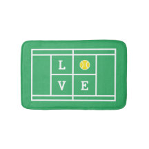 Cute LOVE tennis tapis de bain pour salle de bain