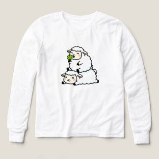 Cute Lucky Sheep St. Patrick's Day Clover