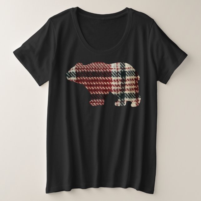 Cute Mama ours design mère cadeau jour cadeau noir (Design devant)