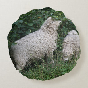 Cute Mange Feuille Coussin