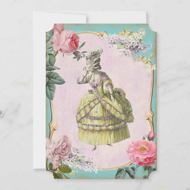 Cute Marie Antoinette - Invitations (Devant)