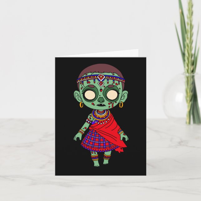 Cute Masai Zombie (Devant)