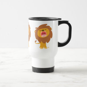 Cute MightRoaring Lion Cartoon Commuter Mug