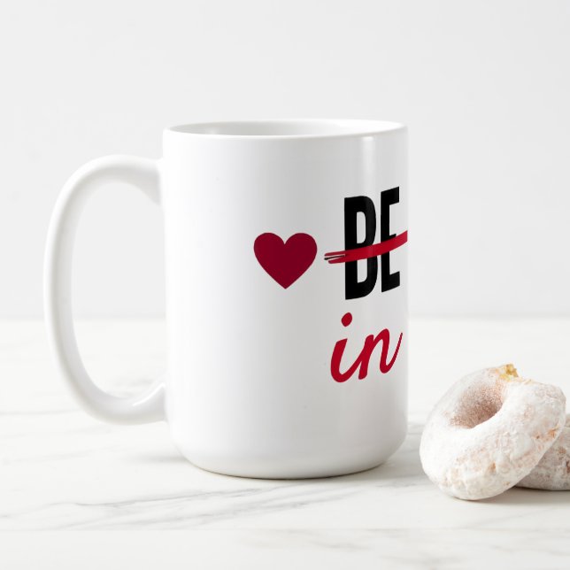 Cute Minimal Aesthetic Mug for Daily Use (Avec donut)