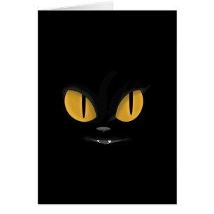 Cute Mischievous Chat Noir avec les doigts
