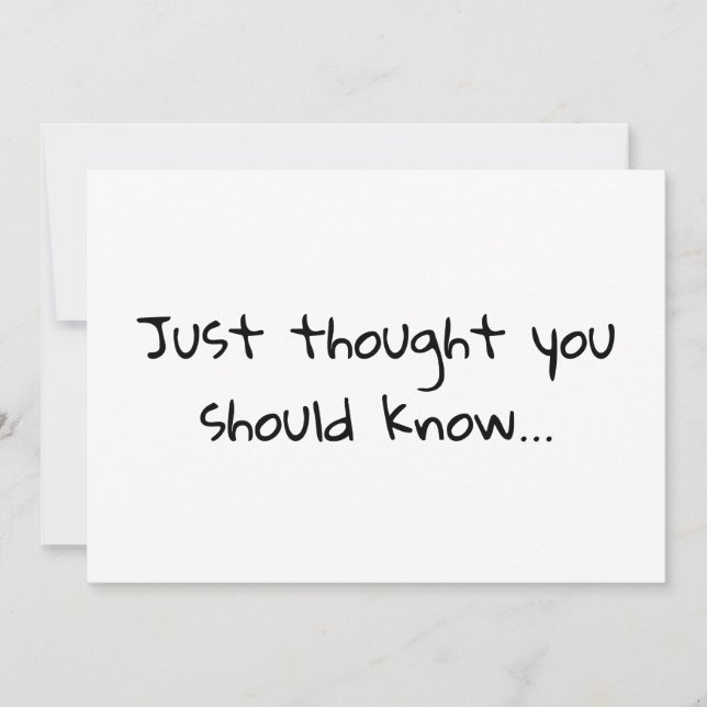 Cute moderne minimaliste Faire-part de grossesse (Devant)