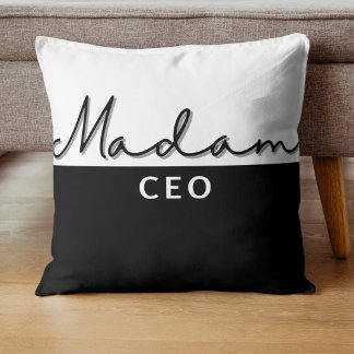 Cute Moderne tendance Madame Coussin PDG