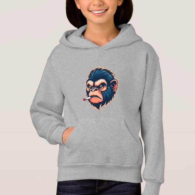 Cute Monkey Baby Hoodie (Devant)