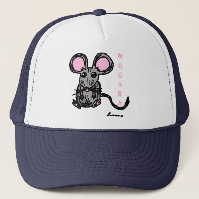 Cute Mooska Casquette de la souris (Devant)