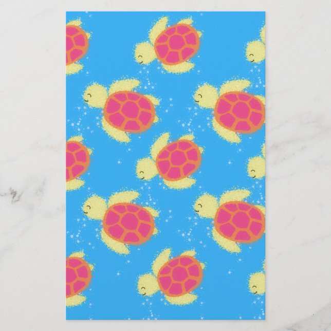 Cute Motif de tortue de mer (Devant)