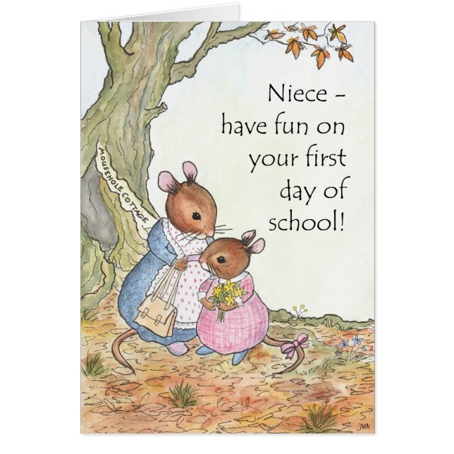 Cute Mouse Amusez-vous une nouvelle école pour la  (Devant)