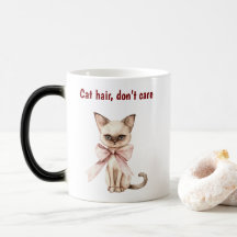 Cute Mug de chat avec citation amusante