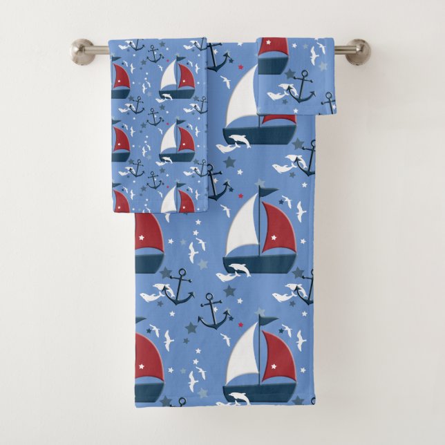 Cute Nautique Motif Enfants (En situation)