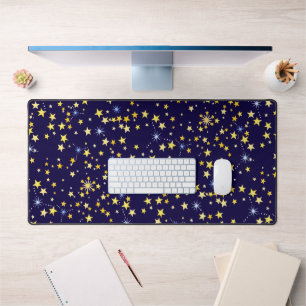 Cute Navy Blue Celestin Motif Amusant Lovely Star