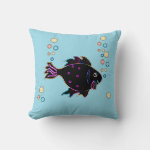 Cute Neon Poisson 2 Coussins