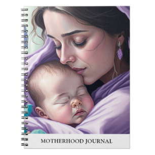 Cute New Mom and Baby Motherhood Journal de conser