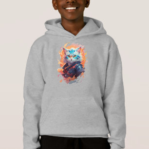 Cute Ninja Cat Warrior Design