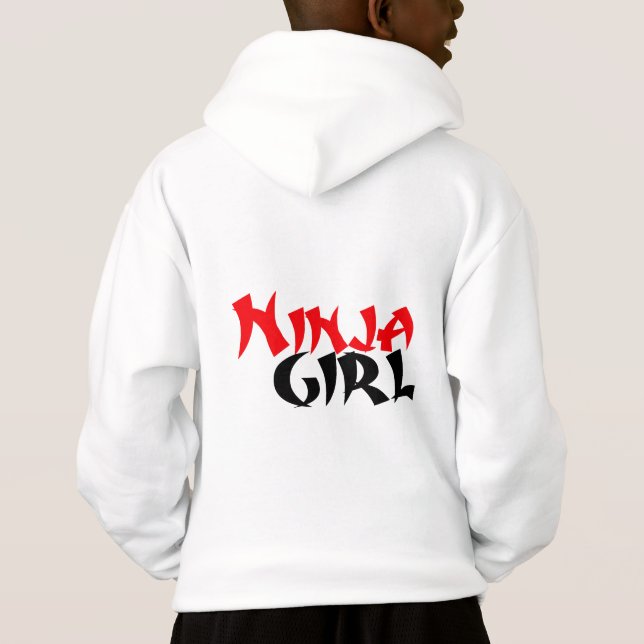 Cute Ninja Guerrier Enfants - Ninja Girl (Dos)