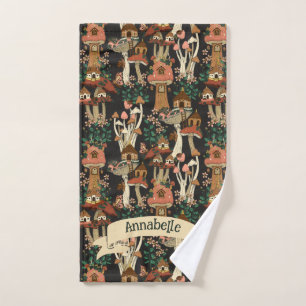 Cute Noir Cottage Core Floral Motif