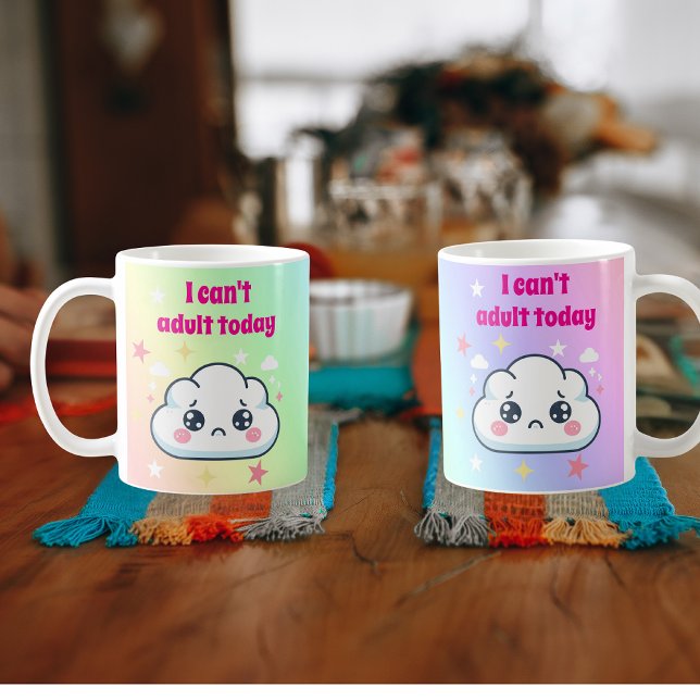 Cute nuage Rainbow Mug (Créateur téléchargé)