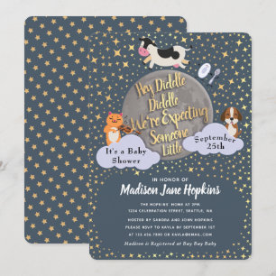 Cute Nursery Rhyme Baby shower Invitation