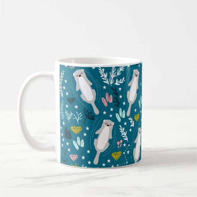 Cute Otter Coffee Mug (Gauche)