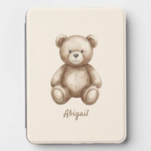 Cute Ours en Peluche Brun et Nom
