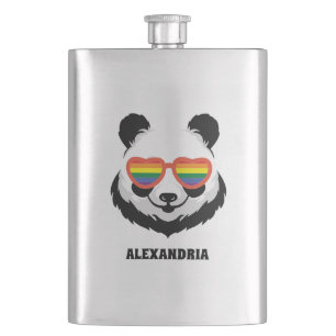 Cute Ours Panda Arc en ciel Flacon LGBTQ