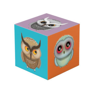 Cute Owls Photo Cube Kids Owl Lovers
