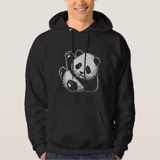 CUTE PANDA GREETING : SALUT ! SWEAT - SHIRT À CAPU