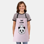 Cute panda ours chef dessin animé tablier enfant s (Insitu)