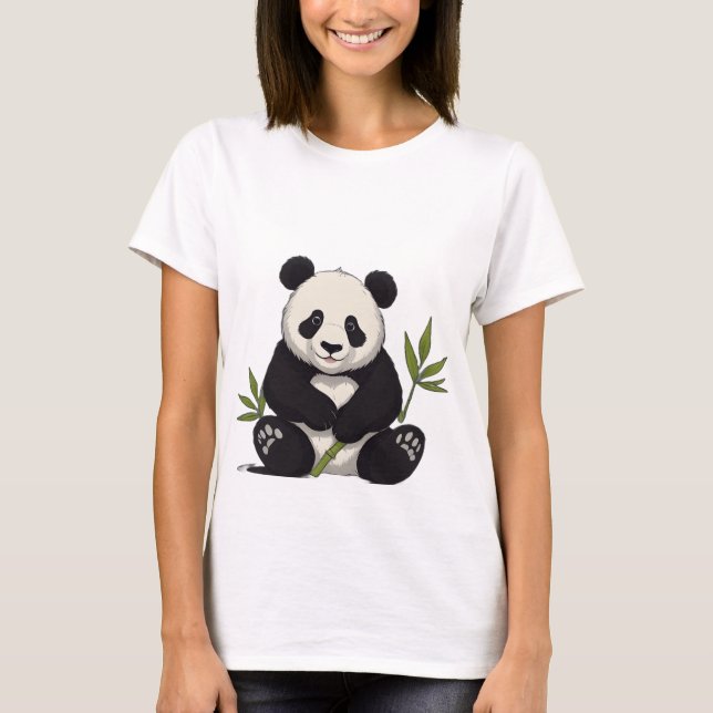 Cute Panda TShirt (Devant)
