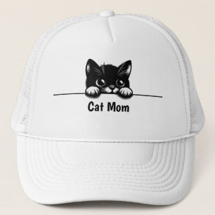 Cute Peeking Cat Design Casquette Casquette