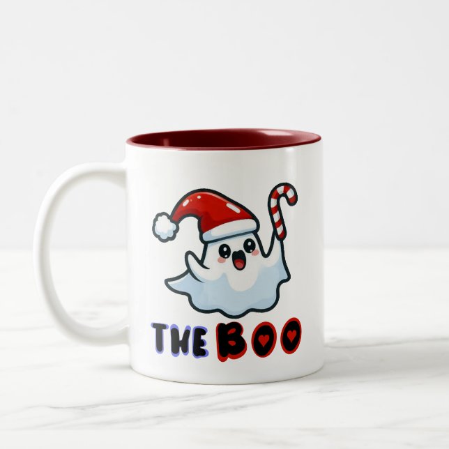 Cute Père Noël Ghost The Boo mug (Gauche)