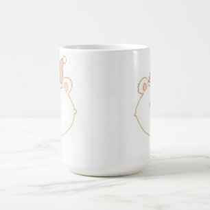 Cute père Noël ours mug