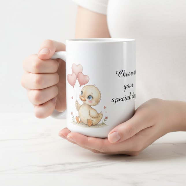 Cute Personalized Duckling Mug (Créateur téléchargé)