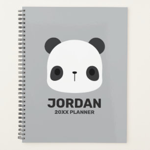 Cute petit ours Panda avec nom personnalisé