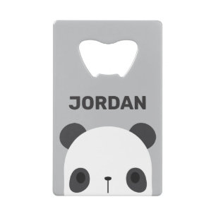Cute petit ours Panda avec nom personnalisé