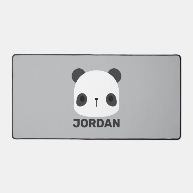 Cute petit ours Panda avec nom personnalisé (Recto)