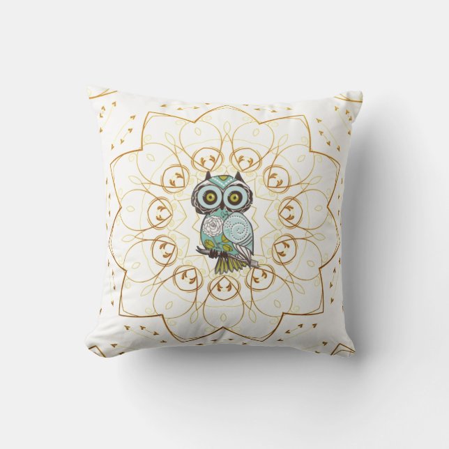 Cute Petite Chevêche Joue Des Oreillers (Recto)