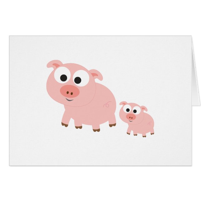 Cute Pink Pigs (Devant Horizontal)