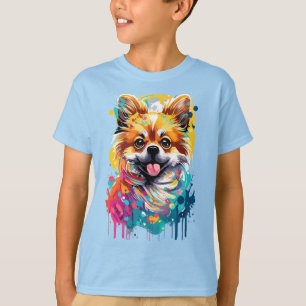 Cute Pomeranian - Chien Poméranie T-Shirt Pom Pom