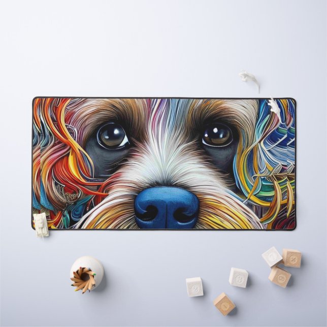 Cute Pop Art Terrier (Tableau pour enfants)
